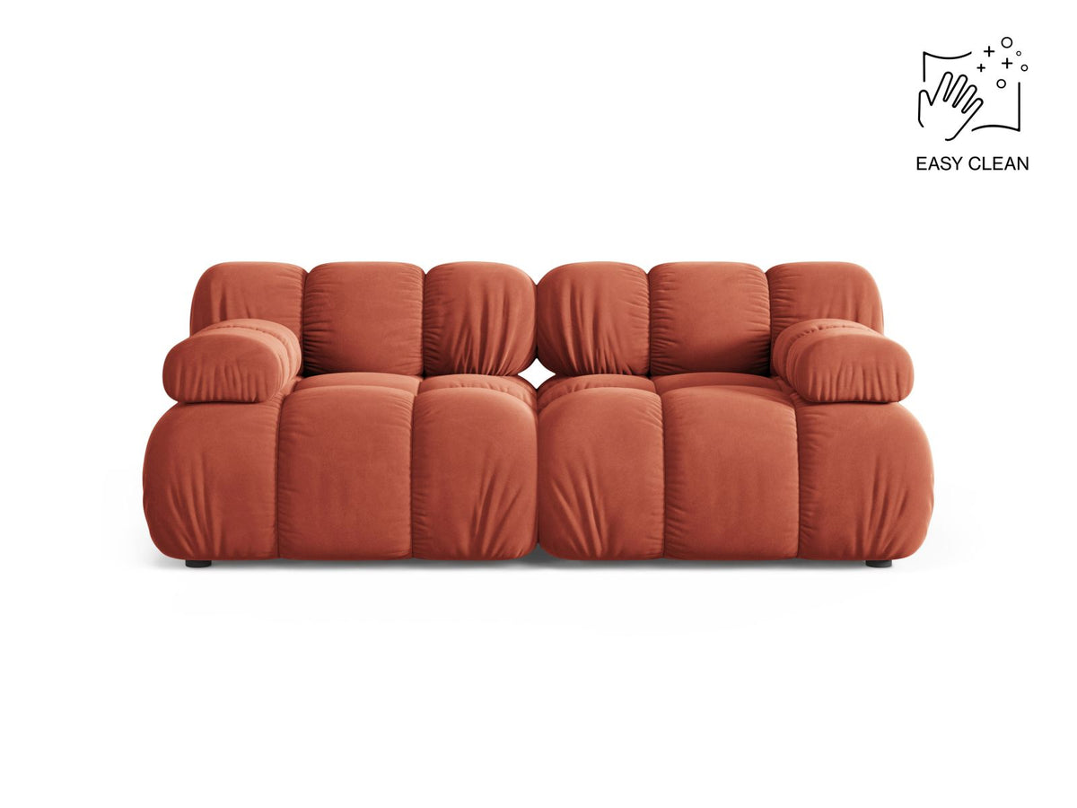Bellis — Sofa Coral (Venus 2933) Black Plastic