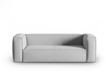 Mackay — Sofa Grey (Bubble 6) Black Plastic