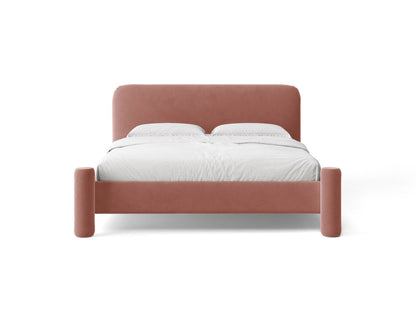 Vera — Bed (164x223x100 cm) Flamingo (Casino Salmon)
