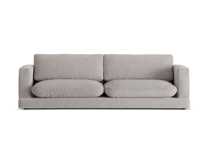 Ibiza — Sofa Warm grey (Wind 82) Black Plastic