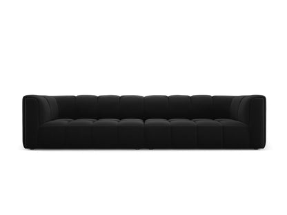 Moritz — Sofa Black (Bluvel 19) Black Plastic