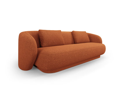 Camden — Sofa Terracotta Melange (Legacy 6 Deep Terra) Black Plastic