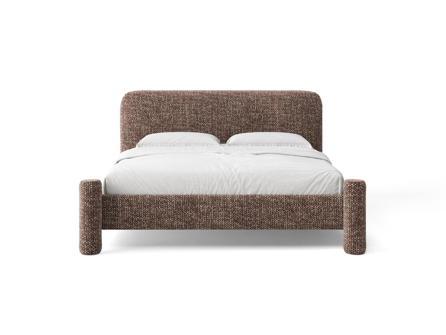Vera — Bed (164x223x100 cm) Brown (SILENCIO 27)