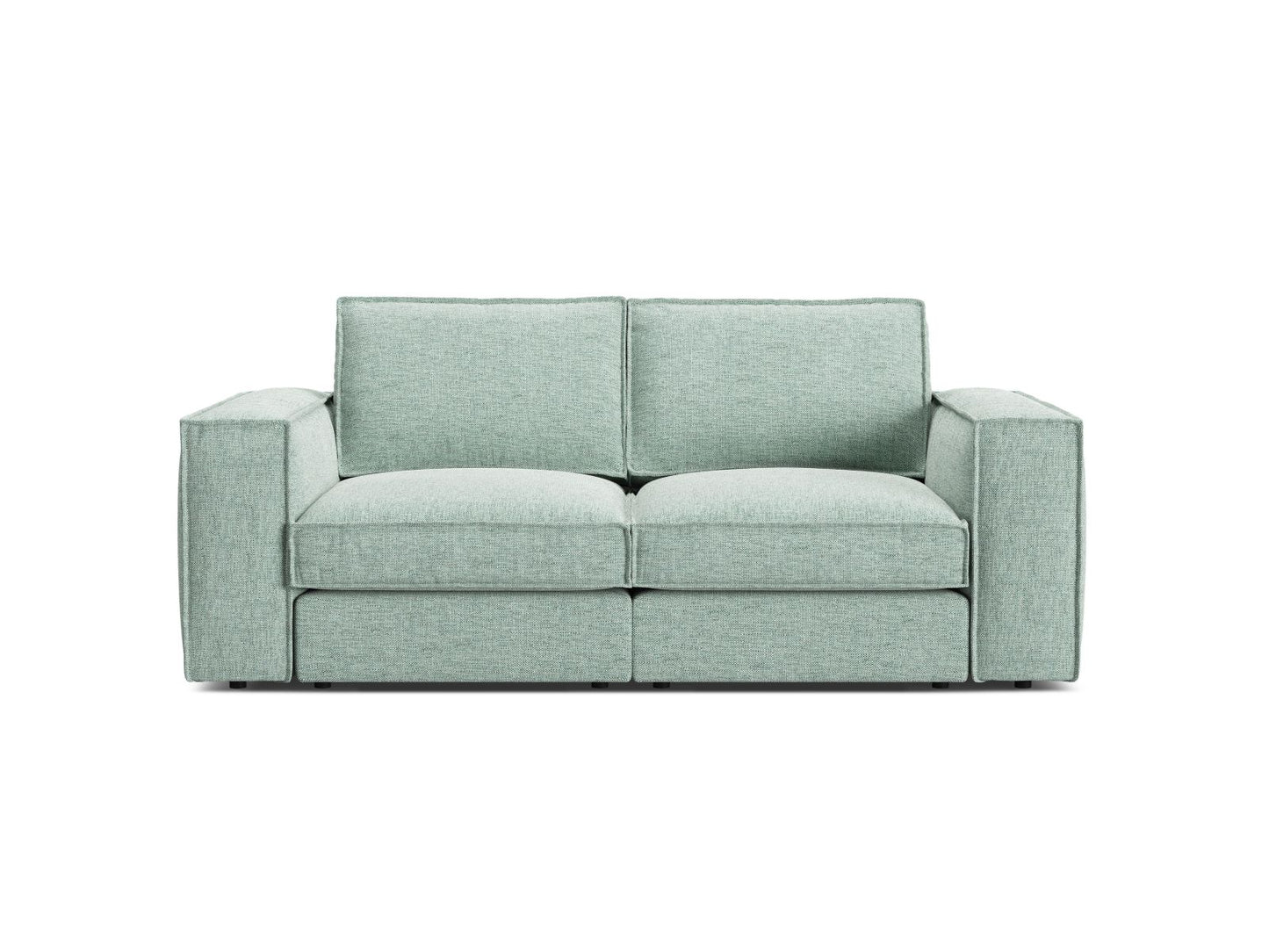 Pola — Sofa Mint (BABEL SAFIRA) Black Plastic