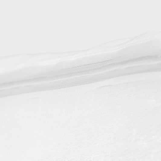 Homla Milan White Curtains with Pearls and Ribbon 140x250 cm