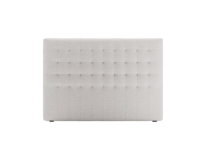 Nova — Headboard Light Grey (Liberty 18) Black Plastic