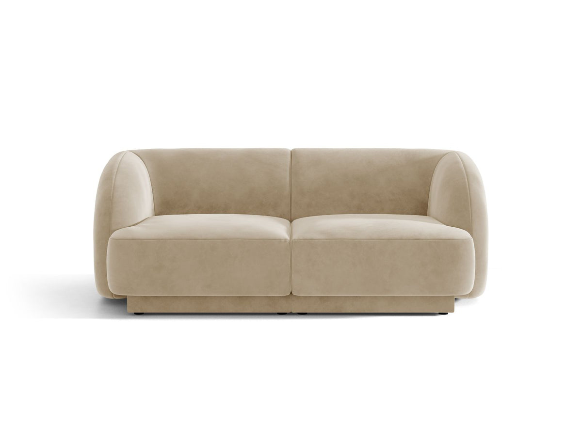 Miley — Sofa Beige (Venus 2928) Black Plastic