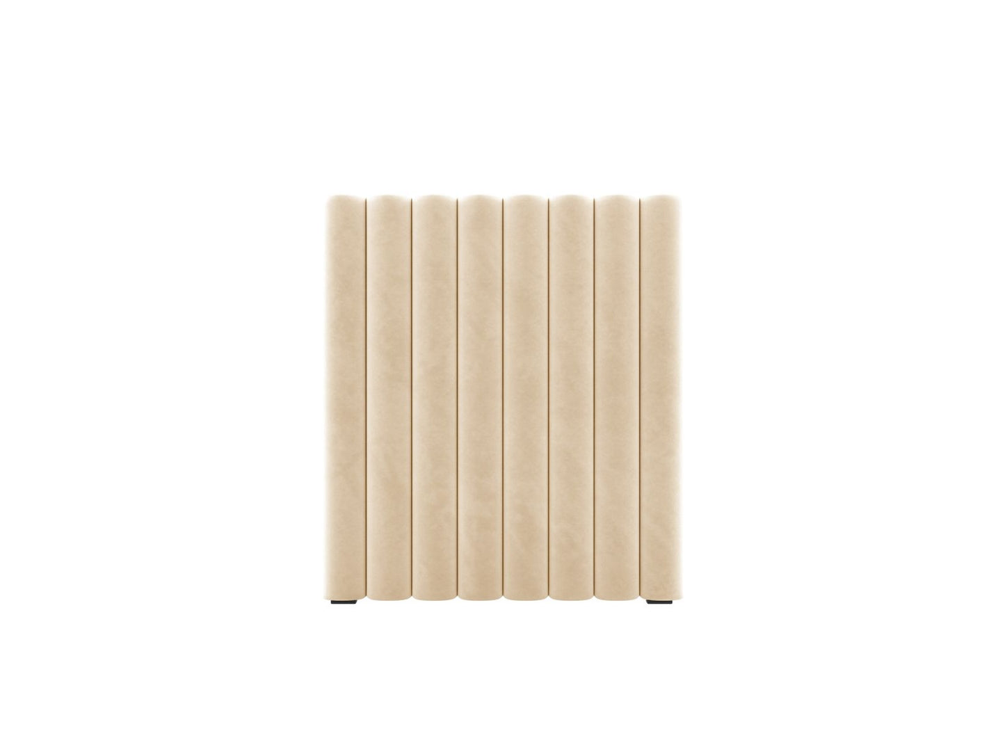Mistero — Headboard Nude (Paris Beige) Black Plastic