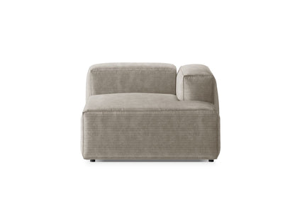 Bergamo — Chaise Longue Ivory (Perla 15) Must plastik parem