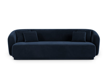 Gomera — Sofa Royal Blue (Salvador 5) Black Plastic