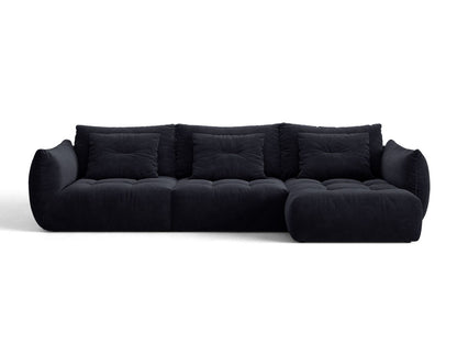 Bloom — Corner Sofa (327x152x97 cm) Pastel Blue (Casino Dark Blue) Right
