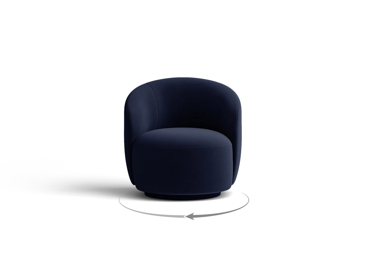 Letizia — Armchair Royal Blue (Casino Deep Blue) Fabric