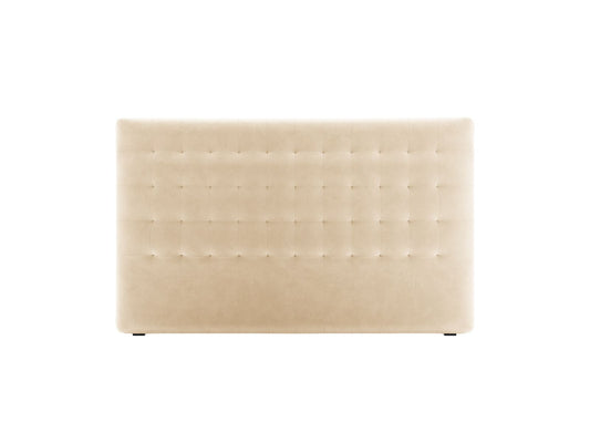 Nova — Headboard Nude (Paris Beige) Black Plastic