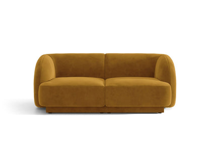 Miley — Sofa Yellow (Bluvel 68) Black Plastic