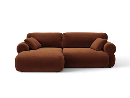 Ophelia — Corner Sofa (236x164x84 cm) Brown (Salvador 15) Left