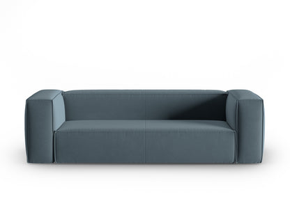 Mackay — Sofa Pastel Blue (Casino Dark Blue) Black Plastic