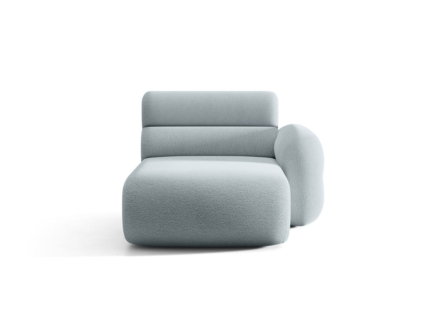 Neo — Chaise Longue (110x165x83 cm) Light Blue (Baloo 2086) Right