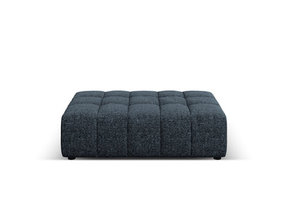 Chicago — Pouf Royal Blue (Haga 86) Black Plastic