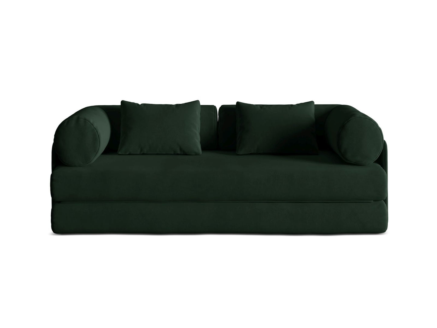 Dreamy — Sofa Bottle Green (Salvador 7) Black Metal