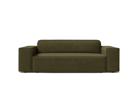 Jodie — Sofa Green (Bluvel 77) Black Plastic