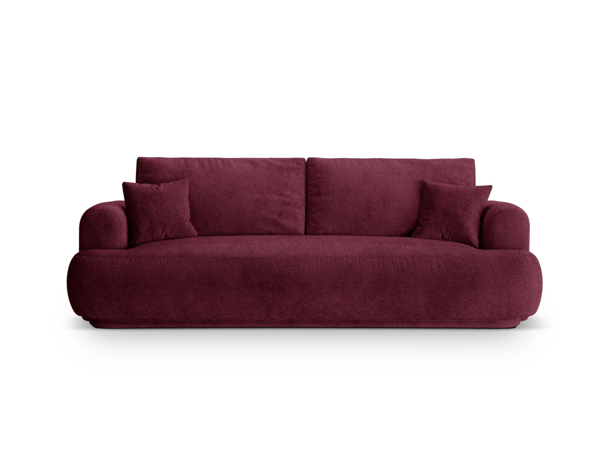 Ella — Sofa (253x108x88 cm) Burgundy (Sorella 59)