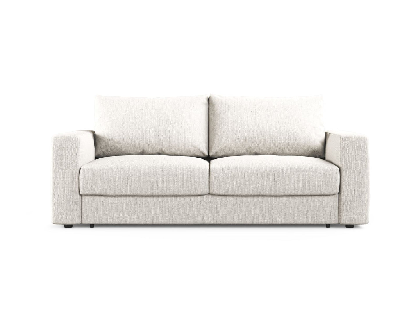 Grena — Sofa White (BABEL WHITE) Black Plastic