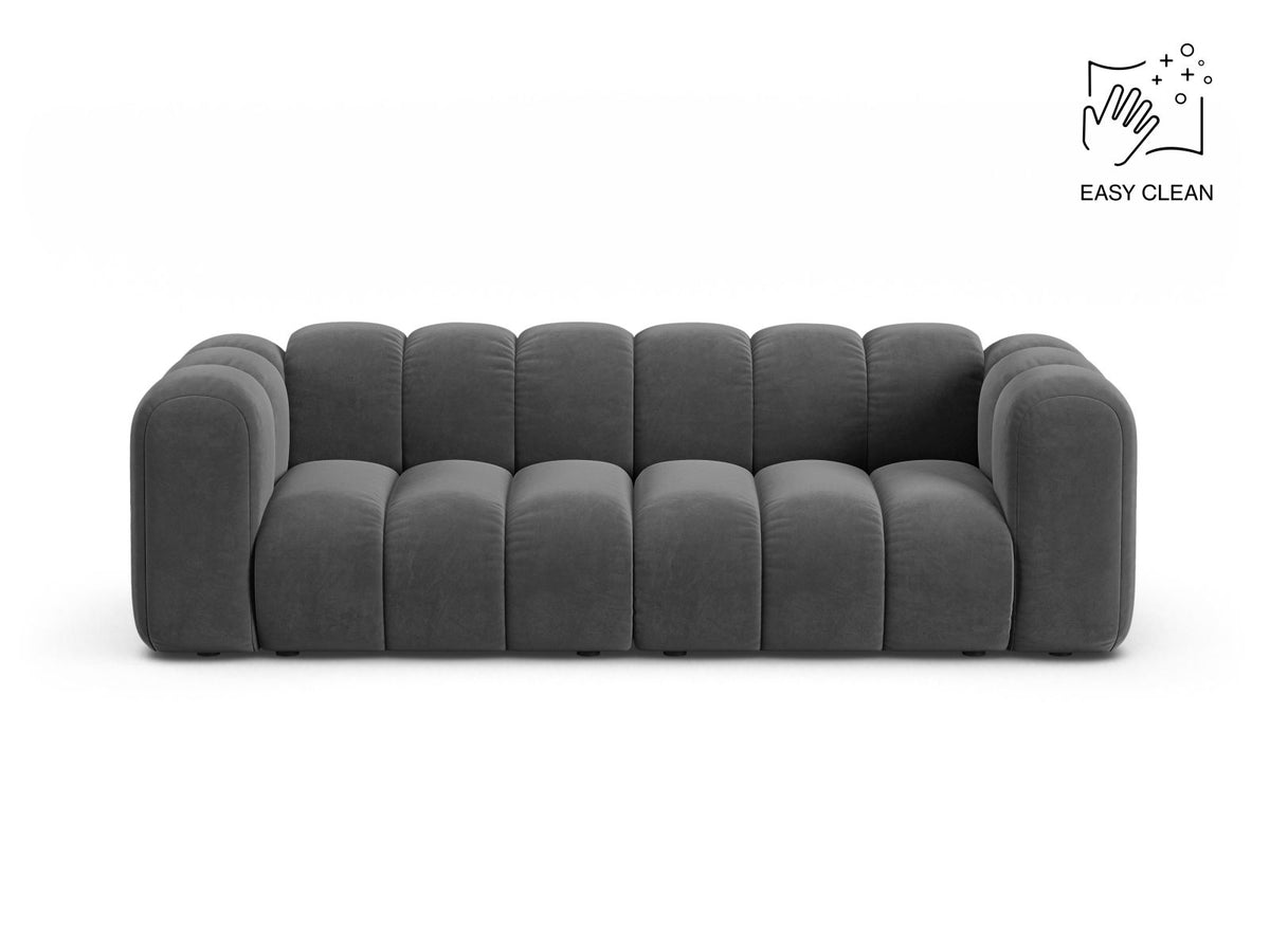 Lupine — Sofa Grey (Venus 2930) Black Plastic