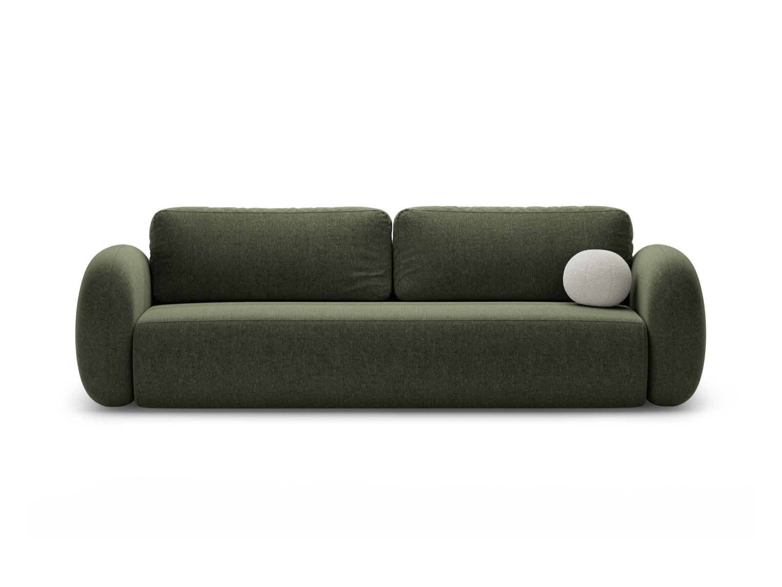 Tonale — Diivan Roheline (Eden 12 Olive) Must plastik