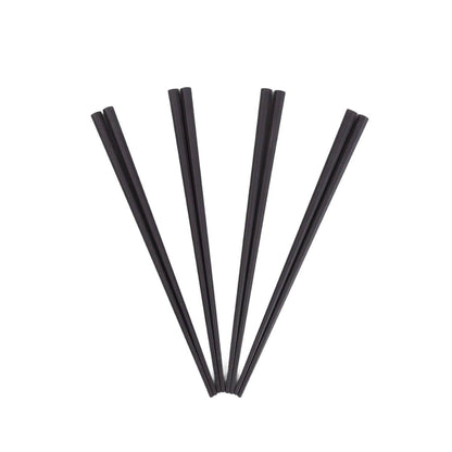 Set of 4 Black Sushi Chopsticks for Asian Cuisine