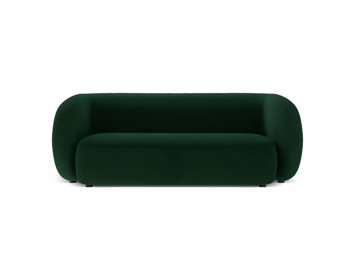 Kate — Sofa Bottle Green (Salvador 7) Black Plastic