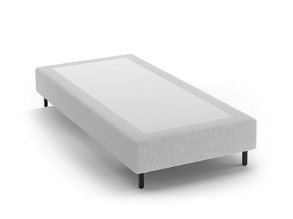 Whale — Bed Base Silver (Eden 17 Silver) Black Metal