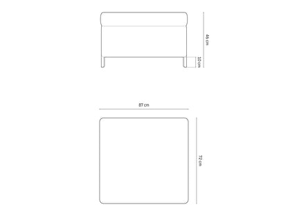 Gloria — Pouf (87.0x72.0x46.0 cm)