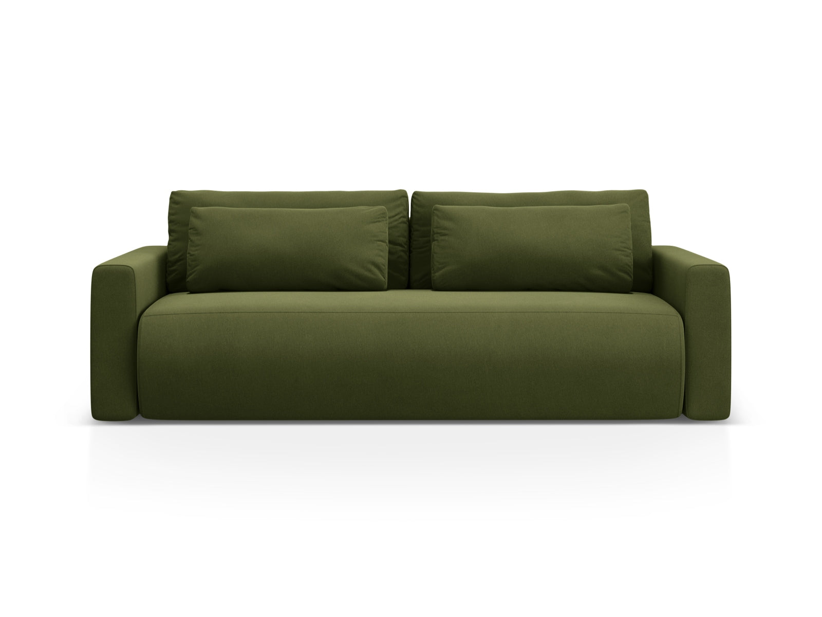 Belfast — diivan Army Green (Magic Velvet 2295) must plastik
