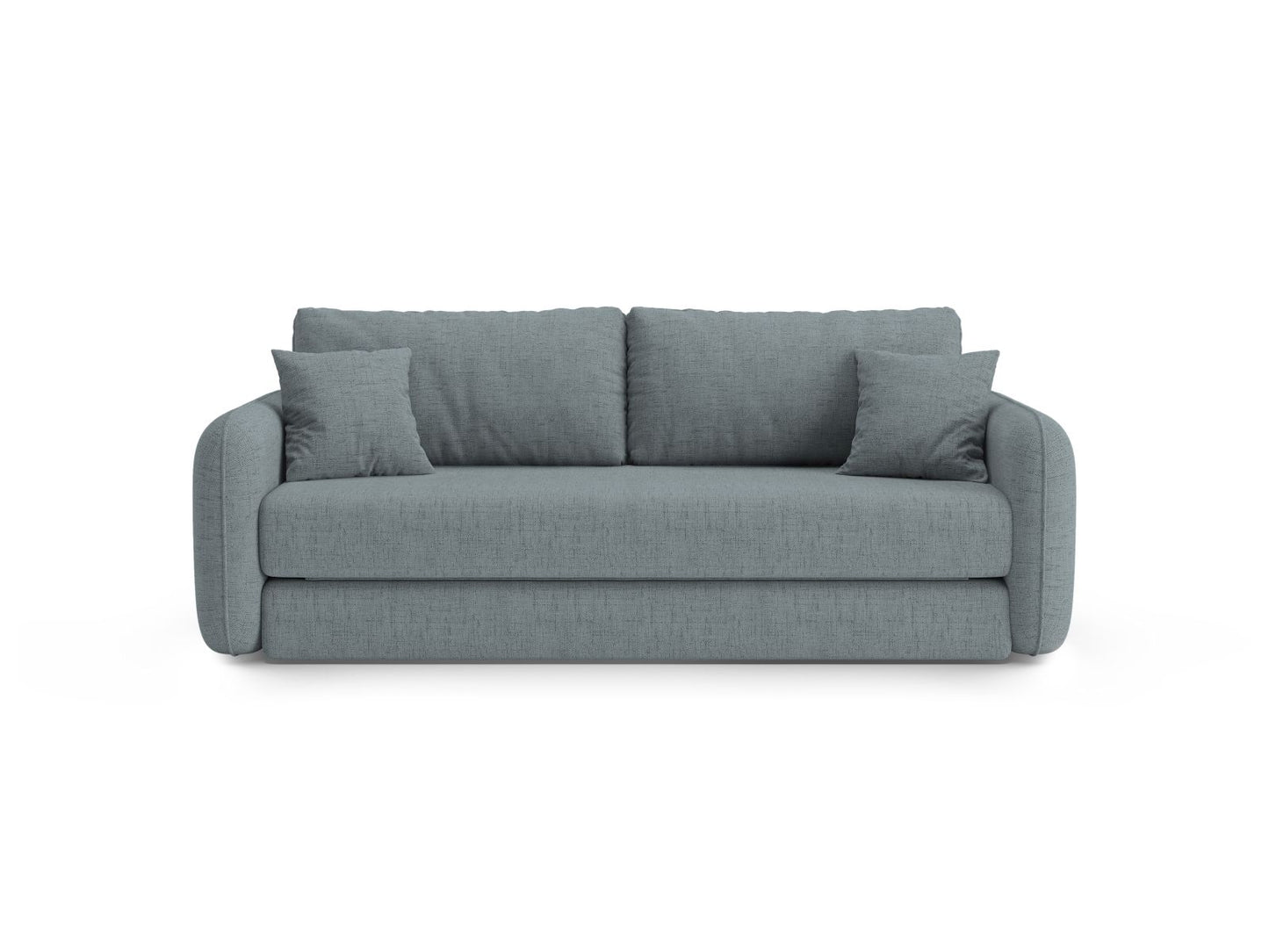 Dormi — Sofa Light Blue (Moly 74) Black Plastic
