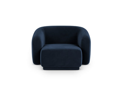 Gomera — Armchair Royal Blue (Salvador 5) Black Plastic
