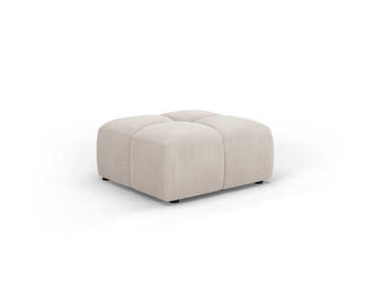 Moritz — Pouf Beige (Rebel 25) Black Plastic