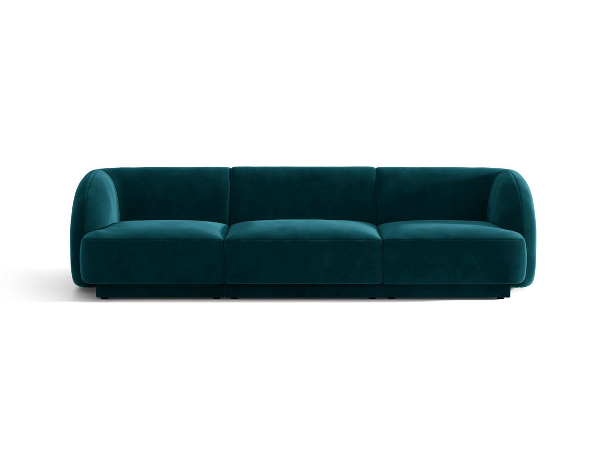 Miley — Sofa Deep Petrol (Venus 2911) Black Plastic