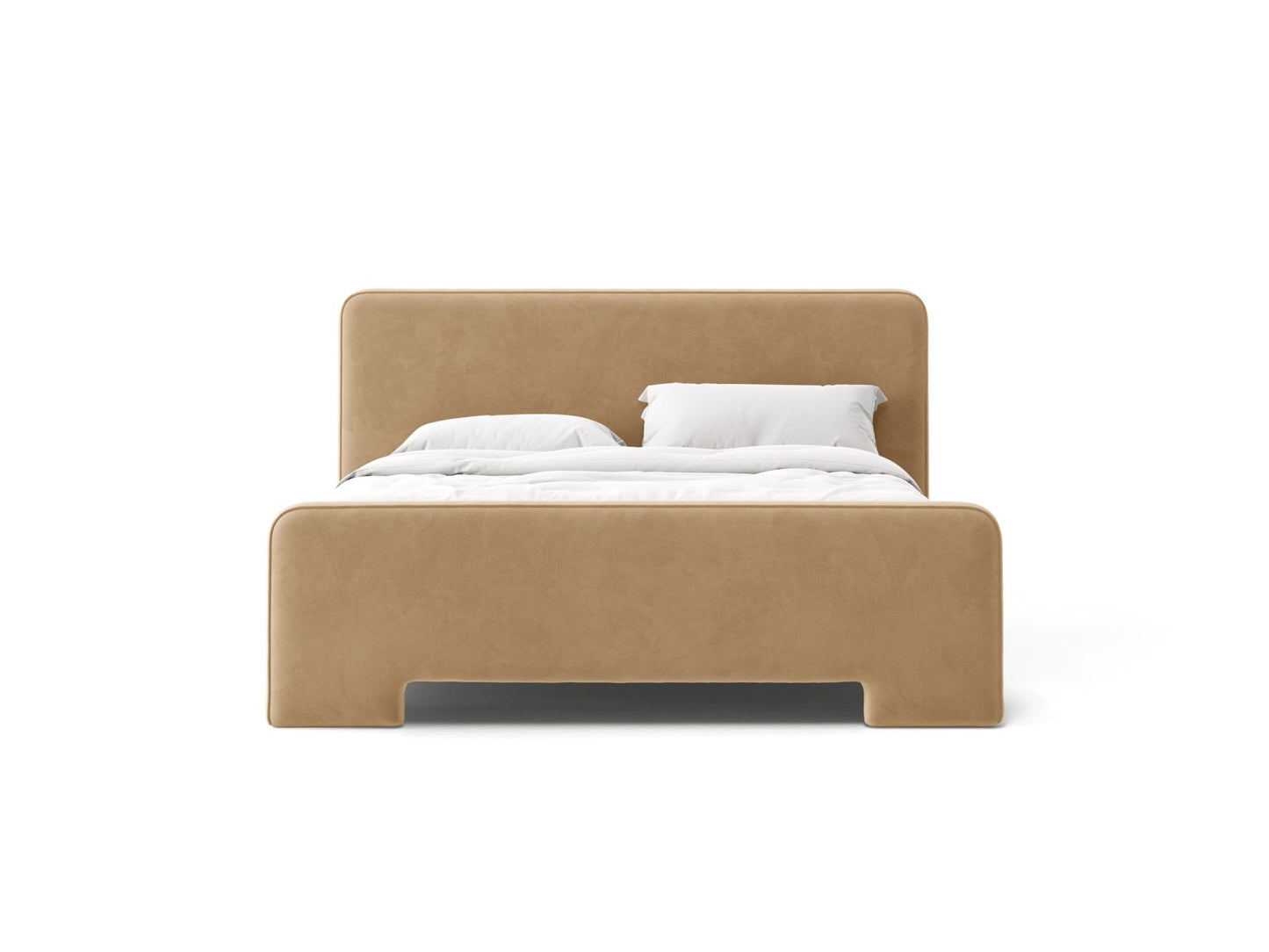 Eda — Bed (171x216x100 cm) Almond Beige (Casino Lion)