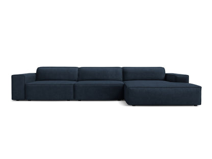 Jodie — Corner Sofa (284x162x77 cm) Dark Blue (Baloo 2088) Right