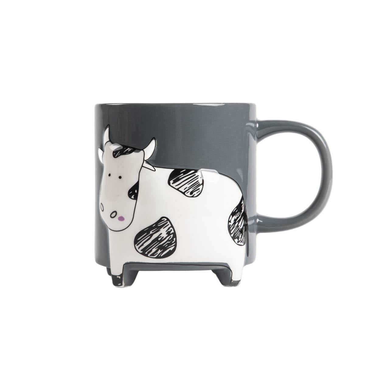 TEHEN Ceramic Mug with Cow Design 0.45L