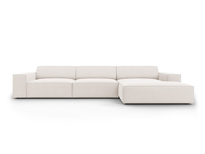 Jodie — Corner Sofa (284x162x77 cm) Light Beige (Megan 351) Right
