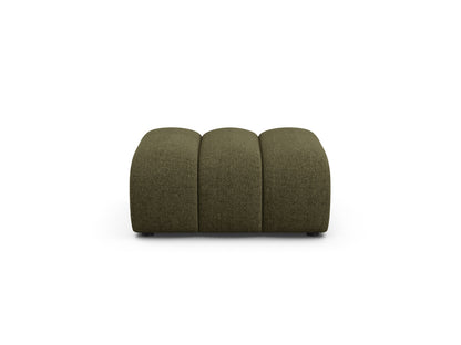 Lupine — Pouf Green (Eden 12 Olive) Black Plastic