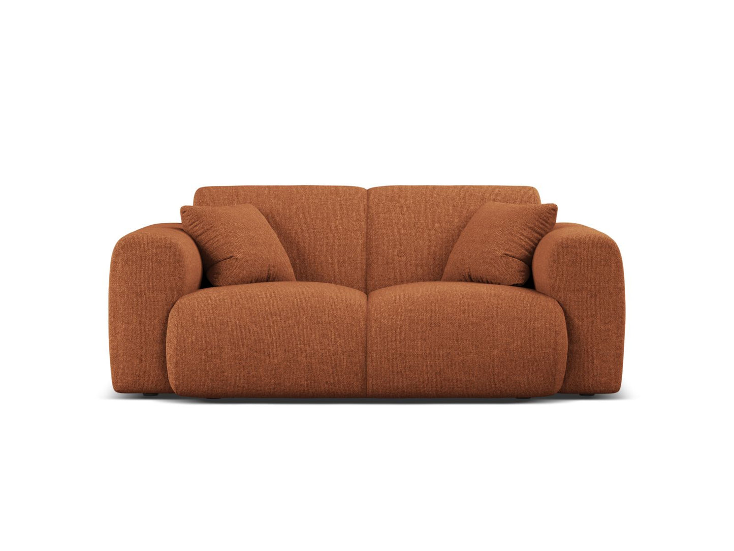 Molino — Sofa Brick (Eden 10 Terra) Black Plastic