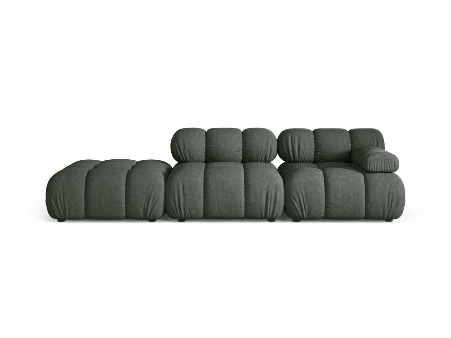 Bellis — Sofa (282x94x70 cm) Moss Green (Liberty 12) Left