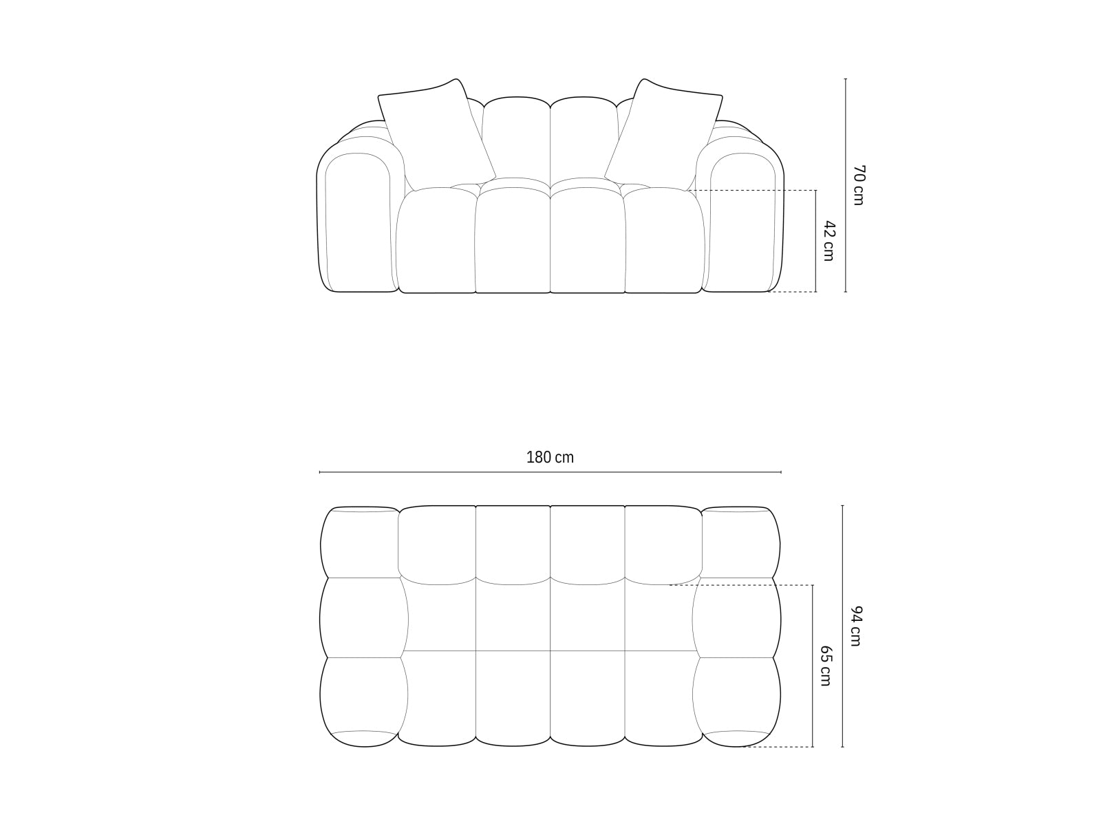 Treno — Sofa (180x94x70 cm)