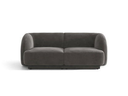 Miley — Sofa Grey (Venus 2930) Black Plastic