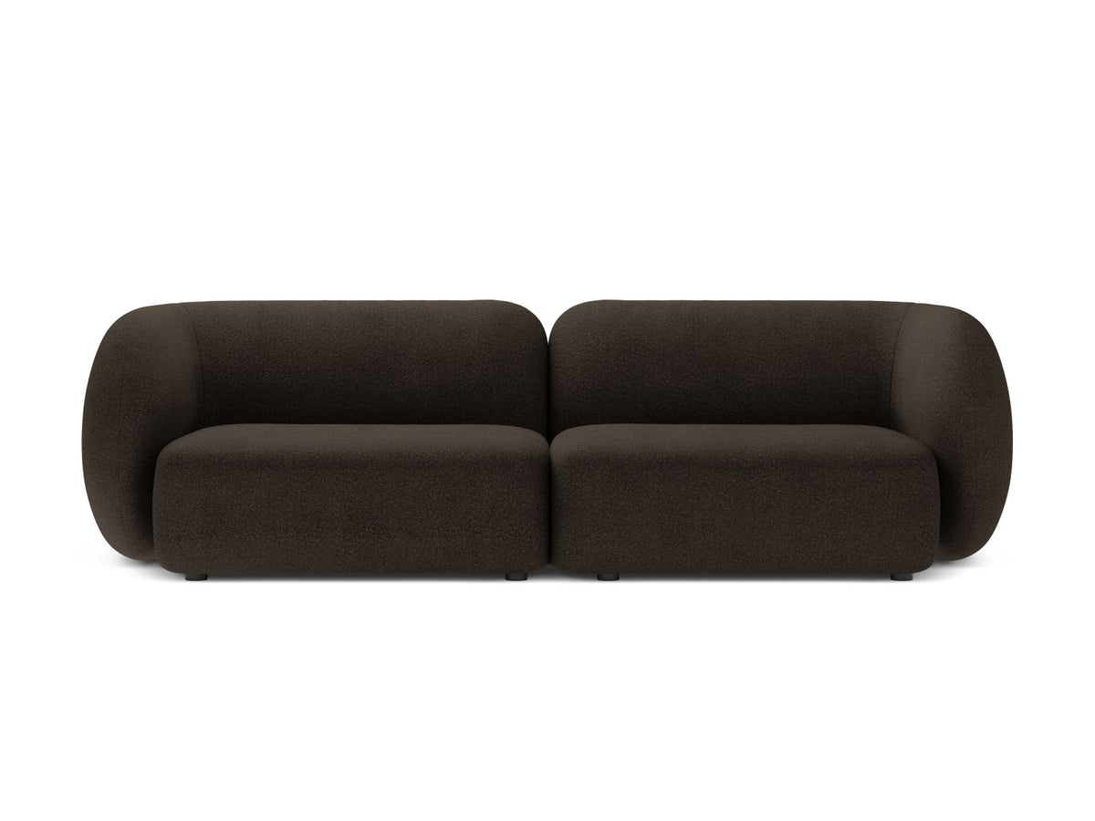 Kate — Sofa Brown (Baloo 2081) Black Plastic