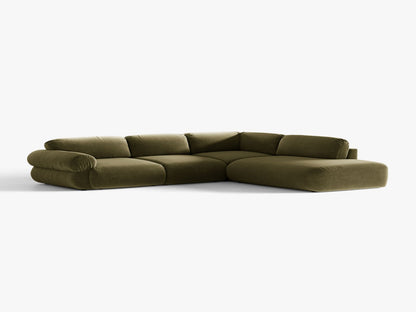 Ophelia — Corner Sofa (289x243x84 cm) Green (Salvador 8) Right