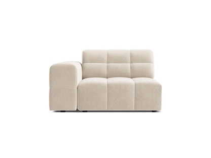Jennifer — Modular Sofa (106x102x78 cm) Light Beige (Bluvel 22) Left