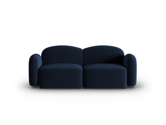 Blair — Sofa Royal Blue (Casino Deep Blue) Black Plastic